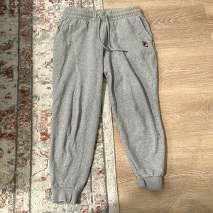 Grey Fila sweatpants